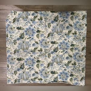 Pottery Barn size Euro floral pillow sham
